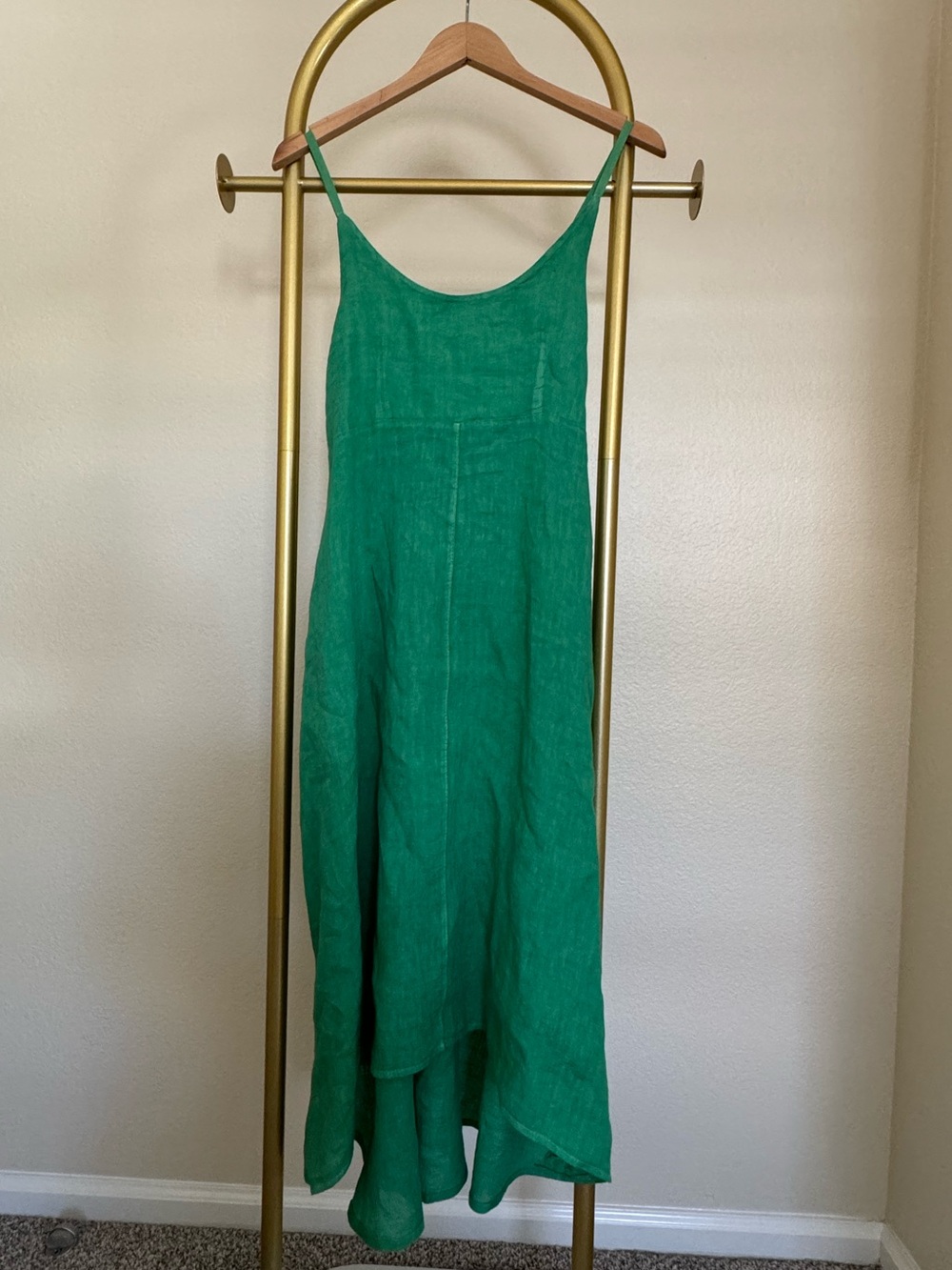 Green Linen Dress - made in Italy